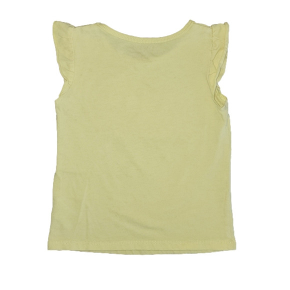 Healthtex Yellow Short Sleeve Tee with Colorful Ocean Theme in Heart Design - Picture 4 of 4